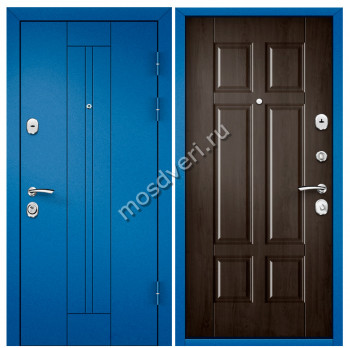 Синие входные двери в квартиру SVK-22 - купить от производителя Мосдвери Синие входные двери в квартиру SVK-22